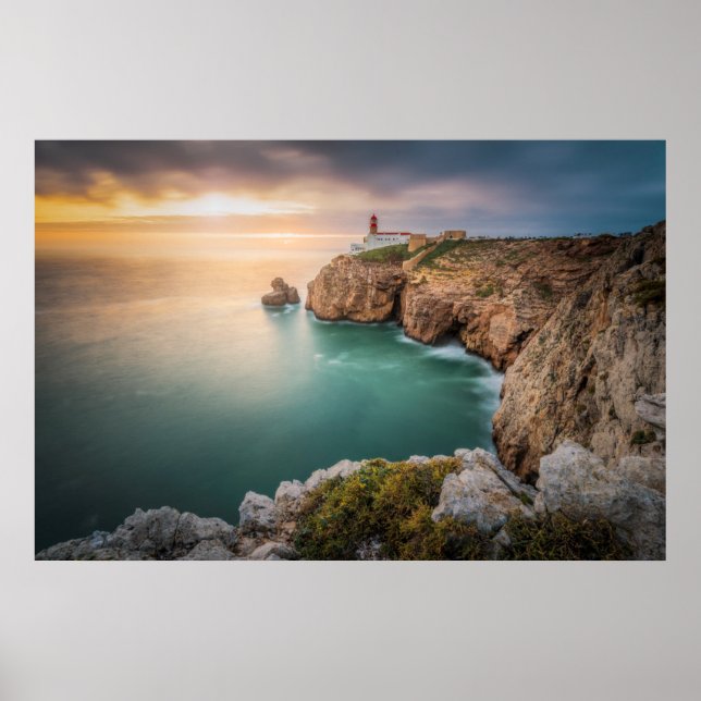 Cape St. Vincent | Sagres, Algarve, Portugal Poster (Front)