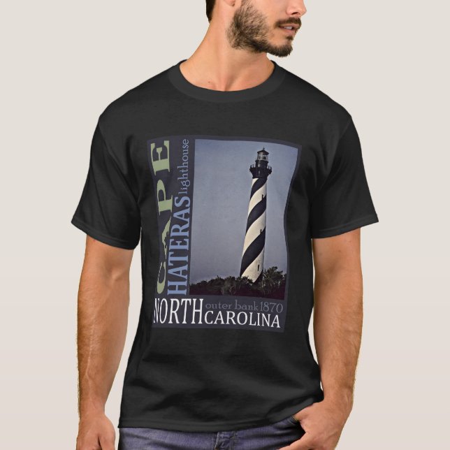 Cape Teras Lighthouse Outerbanks North Carolina 18 T-Shirt (Front)