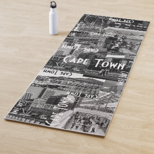 Cape Town Architecture Cityscape Monochrome Yoga Mat
