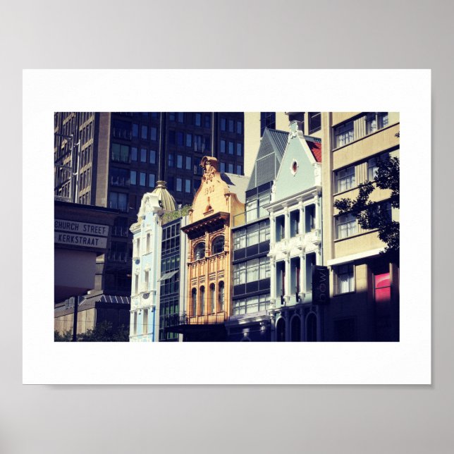 Cape Town Architecture Street View Poster (Front)