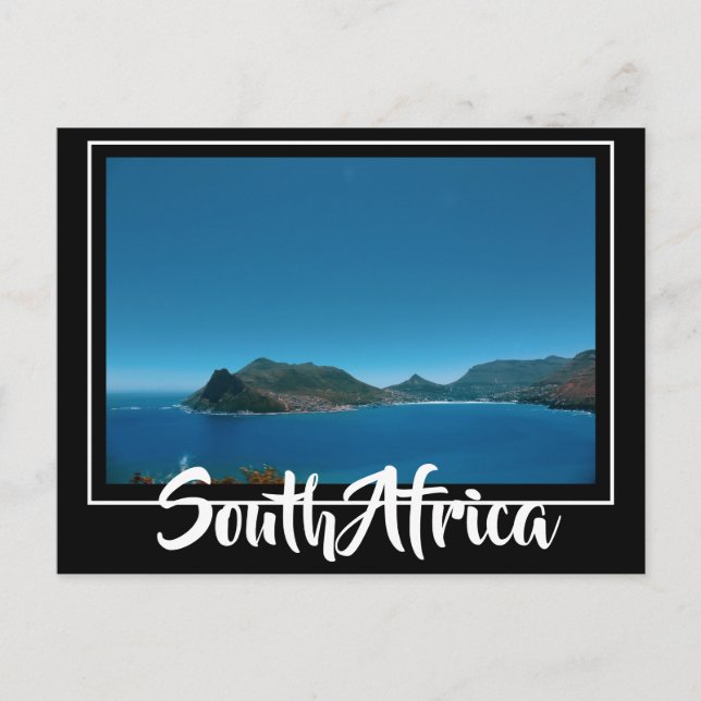 Cape Town Area Ocean Mountain Hout Bay Postcard (Front)