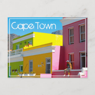 Cape Town Bo-Kaap Cityscape South Africa Postcard