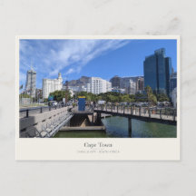 Cape Town Canal and City Skyline