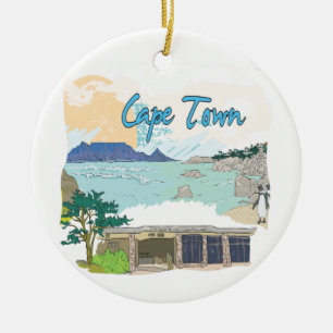 Cape Town Ceramic Tree Decoration