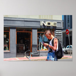 Cape Town Cityscape Architecture City South Africa Poster