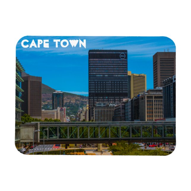 Cape Town Cityscape Architecture South Africa Magnet (Horizontal)