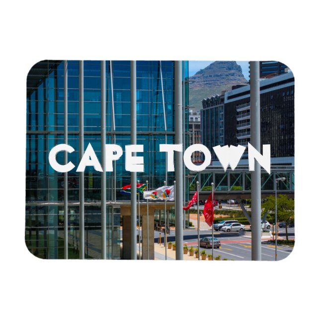 Cape Town Cityscape Architecture South Africa Magnet (Horizontal)