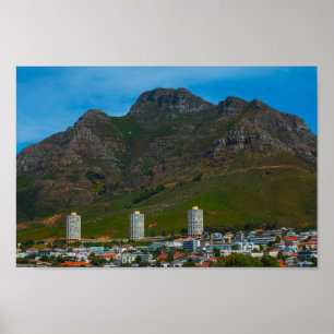 Cape Town Cityscape Architecture South Africa Poster