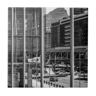 Cape Town Cityscape Lion's Head South Africa Ceramic Tile