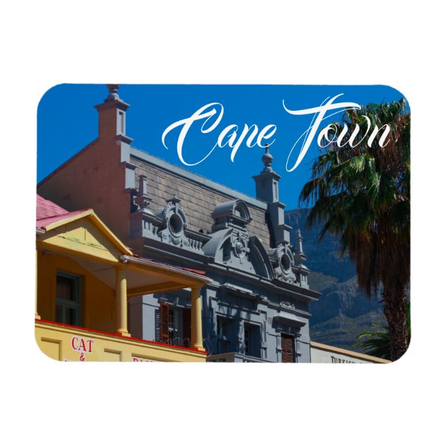 Cape Town Cityscape Long Street South Africa Magnet (Horizontal)