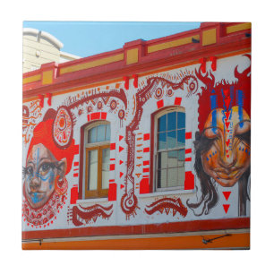 Cape Town Cityscape Street South Africa Ceramic Tile