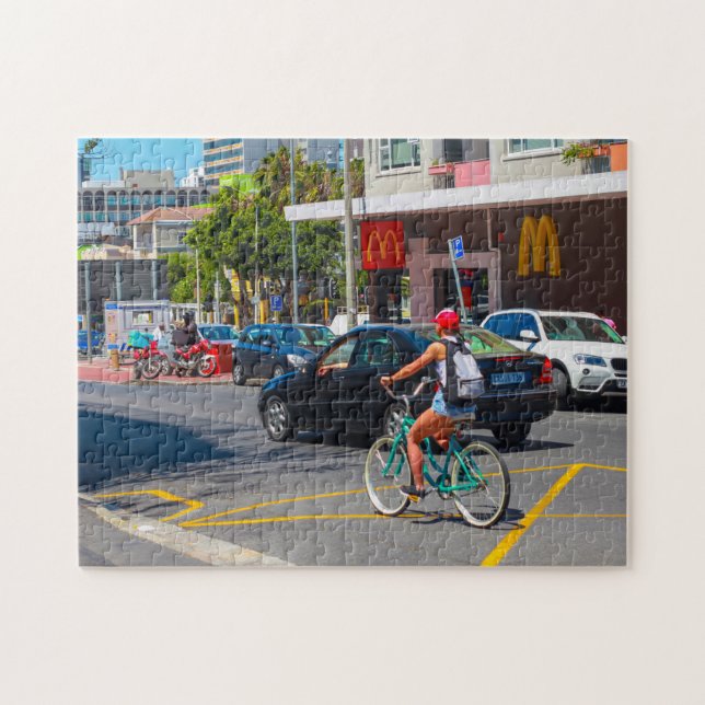 Cape Town Cityscape Street South Africa Jigsaw Puzzle (Horizontal)