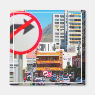 Cape Town Cityscape Street South Africa Magnet