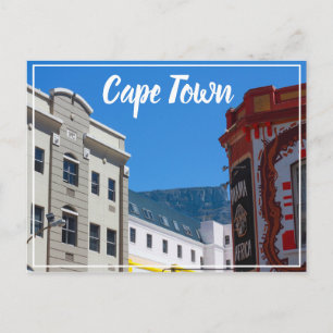 Cape Town Cityscape Street South Africa Postcard