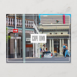 Cape Town Cityscape Street South Africa Postcard