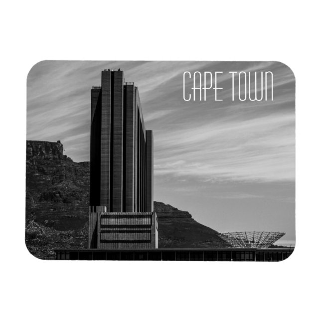 Cape Town Cityscape Table Mountain South Africa Magnet (Horizontal)