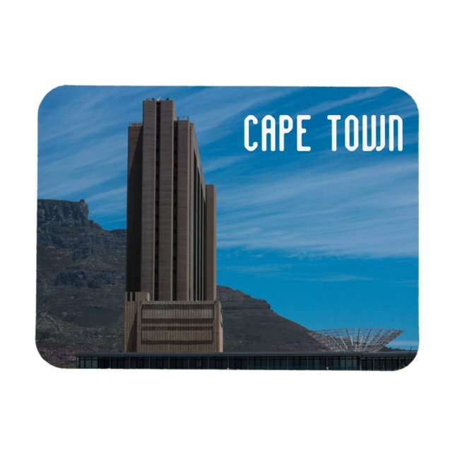 Cape Town Cityscape Table Mountain South Africa Magnet (Horizontal)