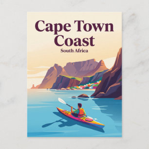 Cape Town Coast South Africa Postcard