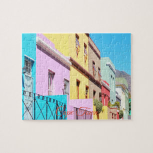 Cape Town Colourful Houses Bo Kaap Street Jigsaw Puzzle
