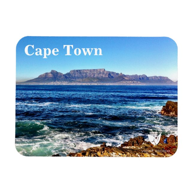 Cape Town fridge magnet by Velvet Escape (Horizontal)