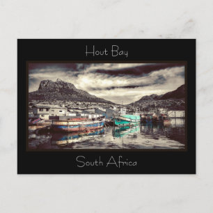 Cape Town Hout Bay South Africa Harbour Postcard