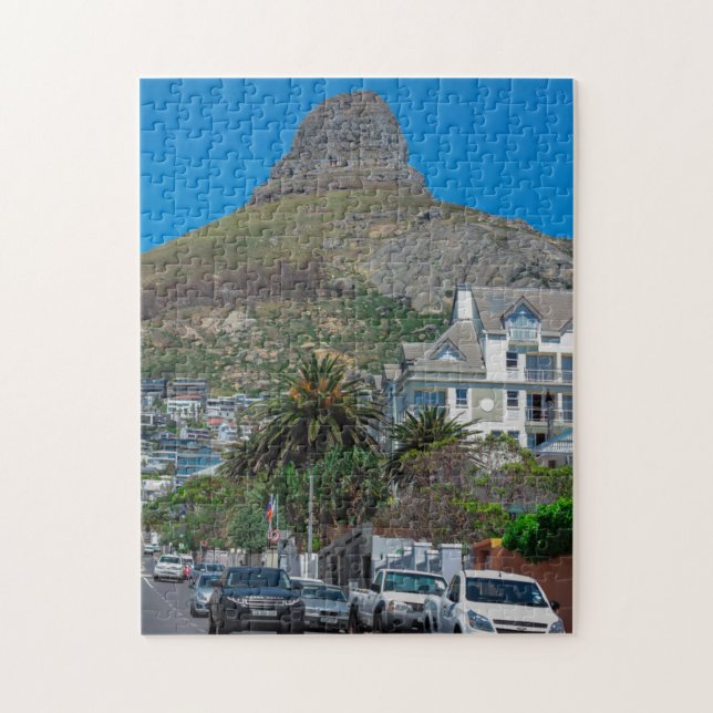 Cape Town Lion's Head Cityscape Architecture Jigsaw Puzzle (Vertical)