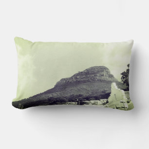 Cape Town Lion's Head Film Photo Throw Pillow