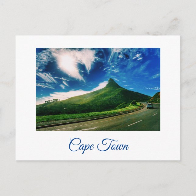 Cape Town Lion's Head Landscape Postcard (Front)