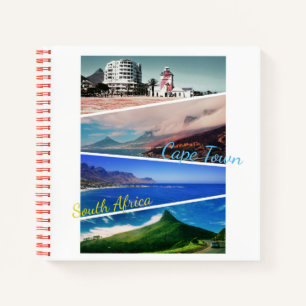 Cape Town Lion's Head Ocean Collage Notebook