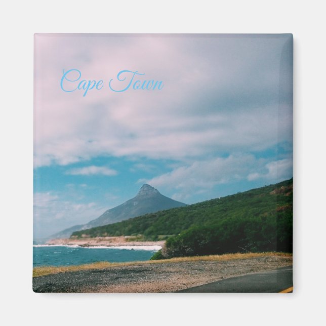 Cape Town Lion's Head Ocean View Magnet (Front)