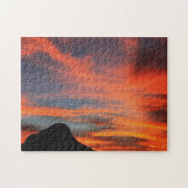 Cape Town Lion's Head Sunset View Jigsaw Puzzle (Horizontal)