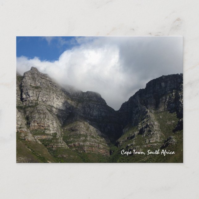 Cape Town Mountains Postcard (Front)