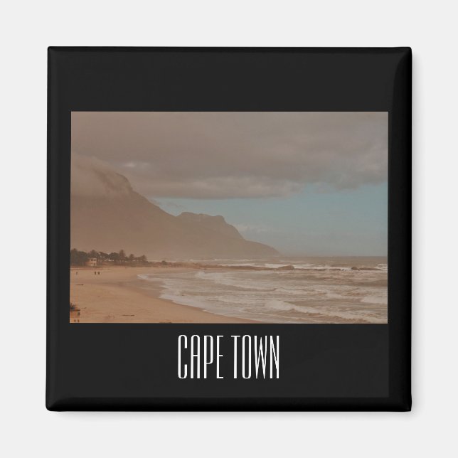 Cape Town Ocean Waves Beach Camps Bay Magnet (Front)