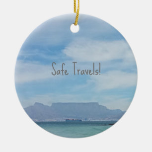 Cape Town Safe Travels  Ceramic Ornament
