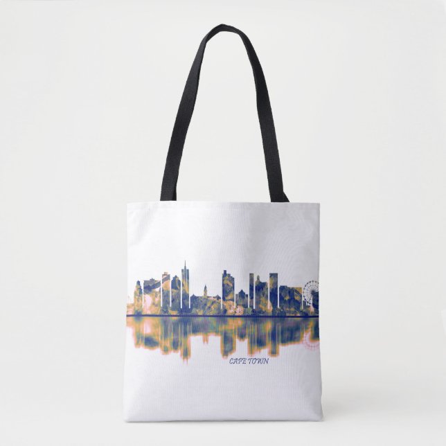 Cape Town Skyline Tote Bag (Front)