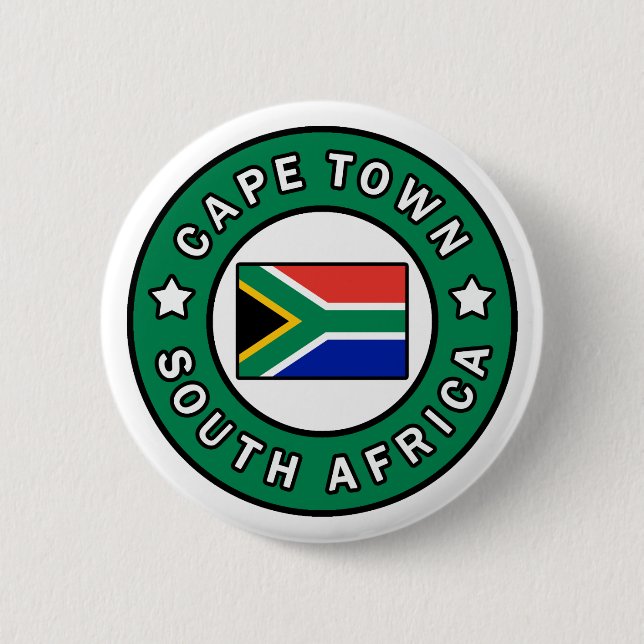 Cape Town South Africa 6 Cm Round Badge (Front)