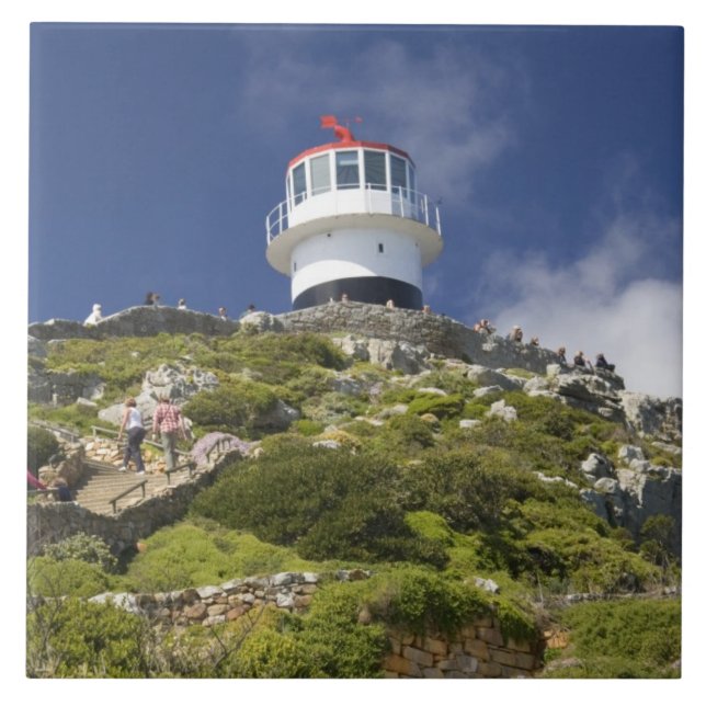 Cape Town, South Africa. A lighthouse on the Ceramic Tile (Front)