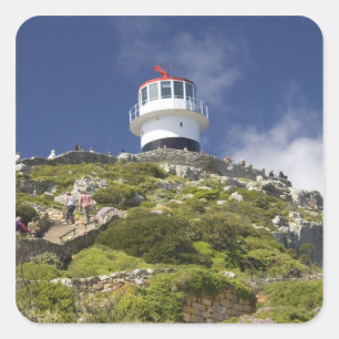 Cape Town, South Africa. A lighthouse on the Square Sticker