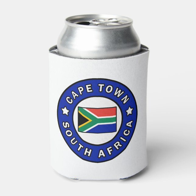 Cape Town South Africa Can Cooler (Can Front)