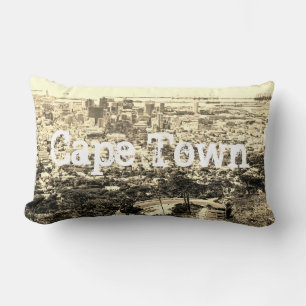 Cape Town South Africa City View Cityscape Lumbar Cushion