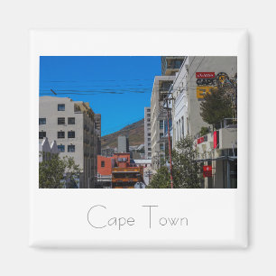 Cape Town South Africa Cityscape Street Magnet