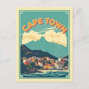Cape Town, South Africa Cultural Patterns Travel Postcard