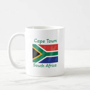 Cape Town South Africa Flag Coffee Mug