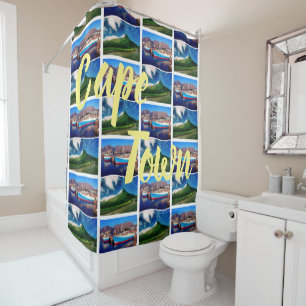 Cape Town South Africa Marina Lion's Head Shower Curtain