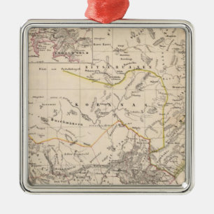 Cape Town, South Africa Metal Tree Decoration