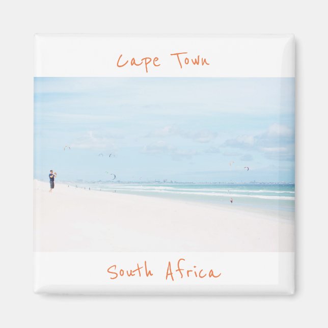 Cape Town South Africa Ocean Beach Magnet (Front)