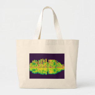 Cape Town South Africa Skyline Large Tote Bag