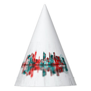 Cape Town South Africa Skyline Party Hat
