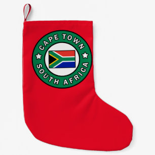 Cape Town South Africa Small Christmas Stocking