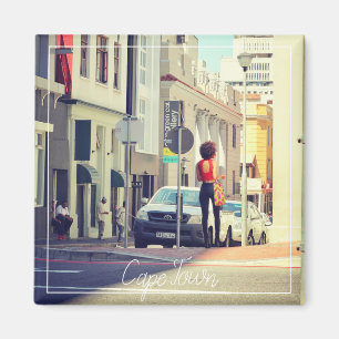 Cape Town South Africa Street View Cityscape Magnet